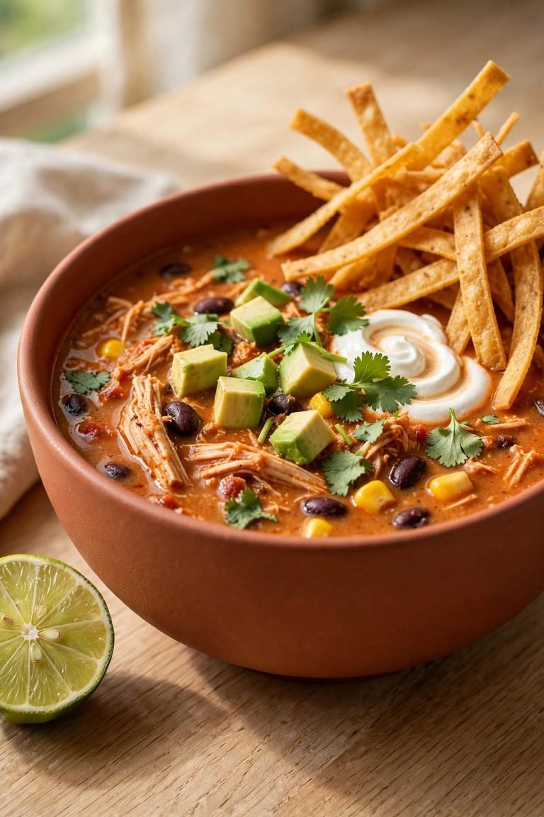 The Best Chicken Tortilla Soup – Ready in 50 Minutes
